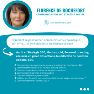 Du marketing à la communication, Florence de Rochefort
